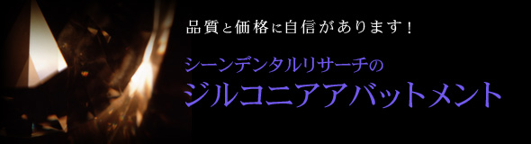 シーンデンタルリサーチのジルコニアアバットメント