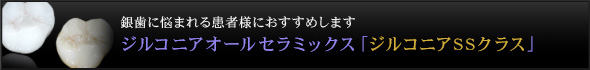 ジルコニアオールセラミックス「ジルコニアSSクラス」